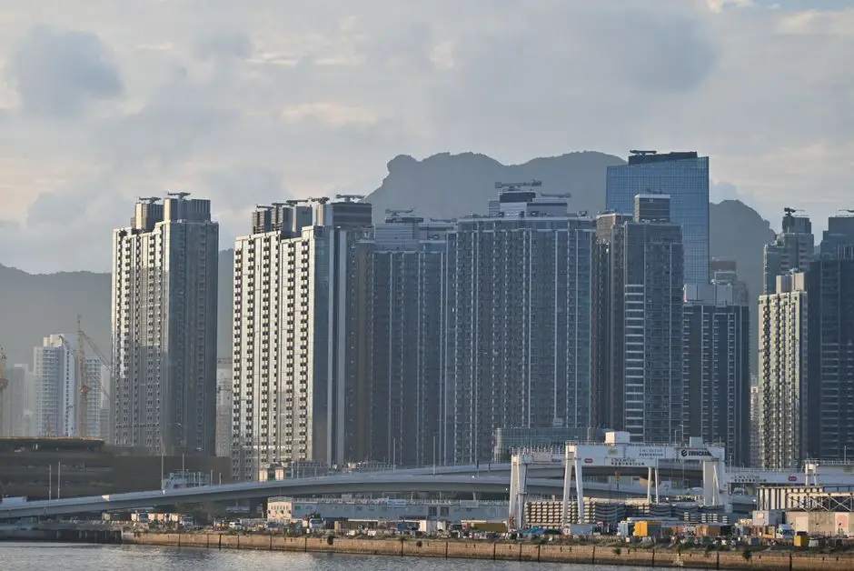 香港商業區天際線